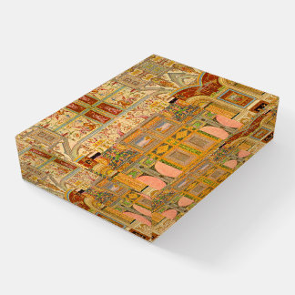 baroque Italian motifs collage Paperweight
