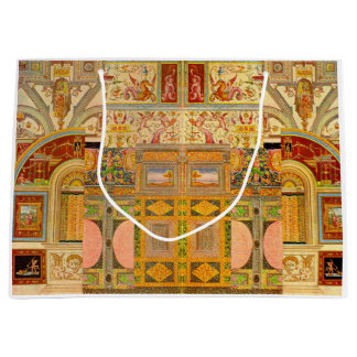 baroque Italian motifs collage print Large Gift Bag