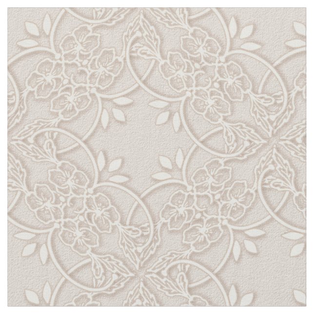 baroque lace pattern fabric (Close Up)