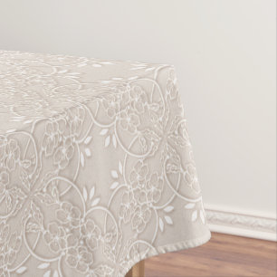 baroque lace pattern tablecloth