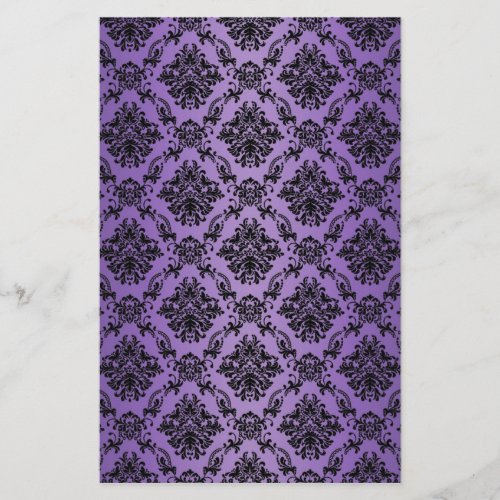 Baroque Light Purple Victorian Scrapbook Paper