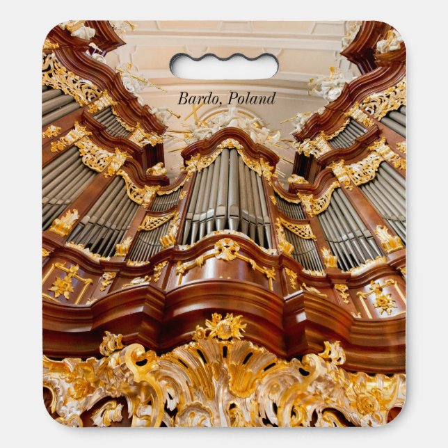 Baroque organ cushion for concerts (Front Vertical)