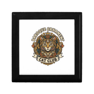 Baroque Ornament Cat Cat Lover Gift - Baroque Orna Box