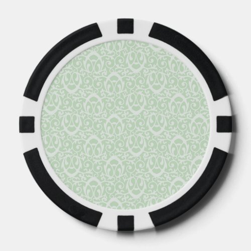 Baroque pattern mints poker chips