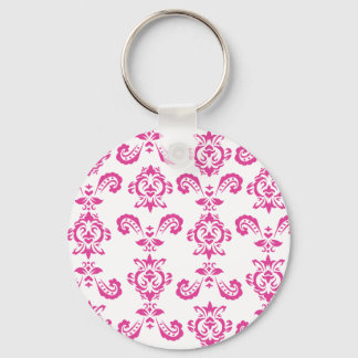 Baroque Pink Keychain