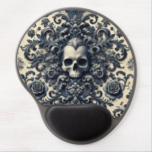 Baroque Punk – Gothic Skull Gel Mouse Pad
