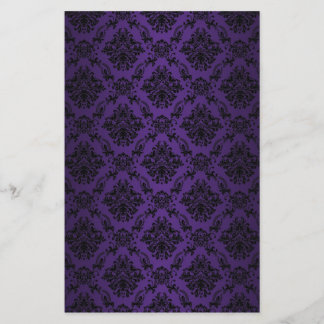 Baroque Purple Victorian Scrapbook Paper