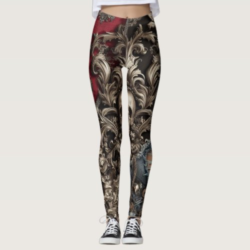 Baroque Rebellion Leggings _ Rogue Rhapsody