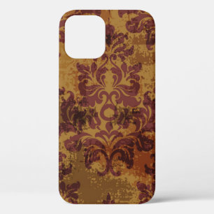 Baroque rococo seamless pattern iPhone 12 case