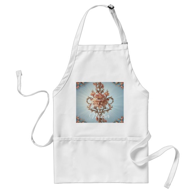 Baroque Rose  Adult Apron (Front)