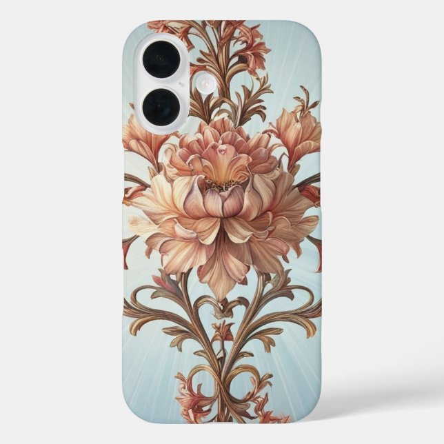 Baroque rose  Phone Case (Back)