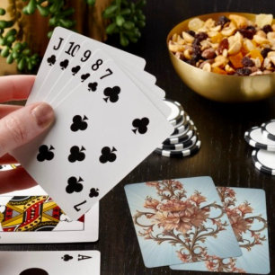 Baroque Rose Poker Cards