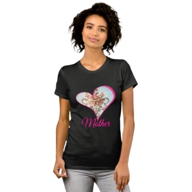 Baroque Rose   T-Shirt (
Comfy tri-blend women’s tee feminine fit, scoop neck, short sleeves, relaxed fit.  
)