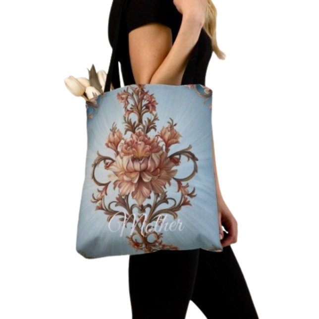 Baroque Rose Tote Bag (Creator Uploaded)