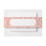Baroque style damask background 2 invitation belly band