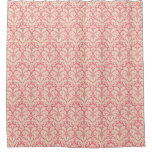 Baroque style damask background 2 shower curtain