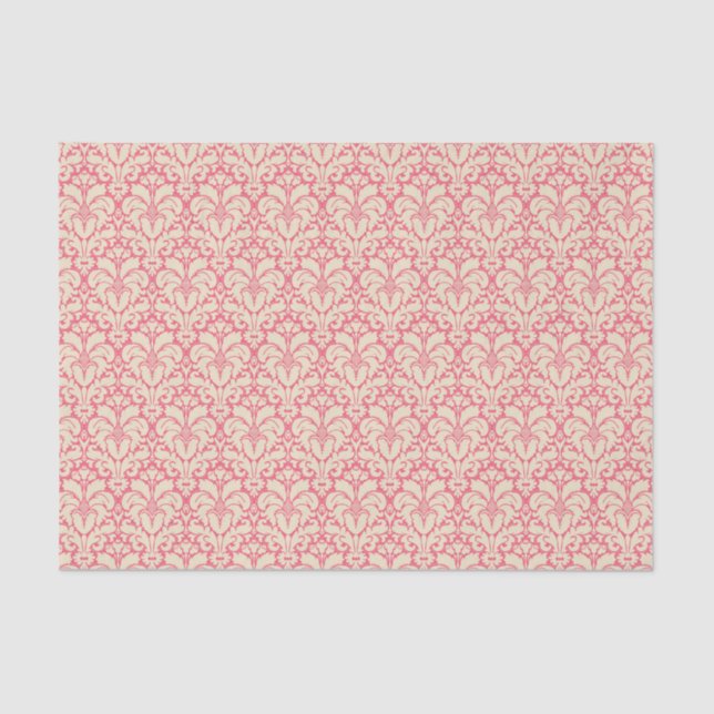 Baroque style damask background 2 tissue paper (Front)