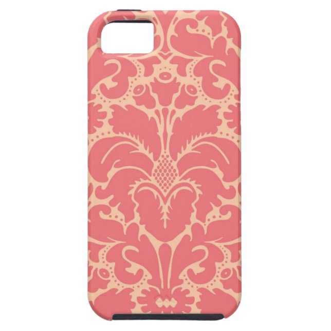 Baroque style damask background Case-Mate iPhone case (Back)