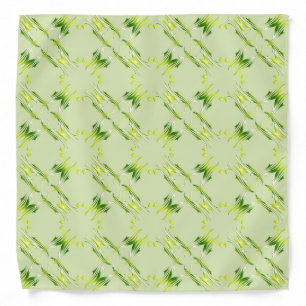 Baroque style lime pattern. bandana