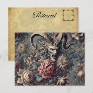 Baroque the Beast – Gothic Victorian Holiday Postcard