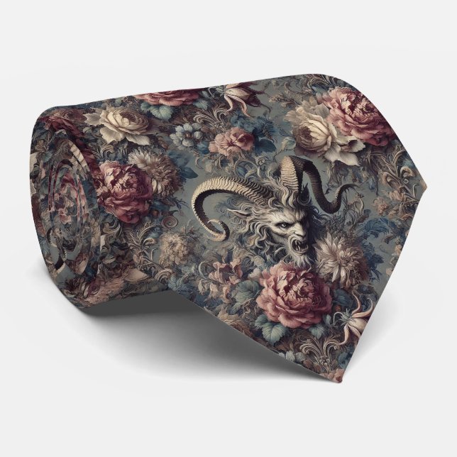 Baroque the Beast – Gothic Victorian  Neck Tie (Rolled)