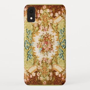 Baroque Victorian floral rose french tapestry iPhone XR Case