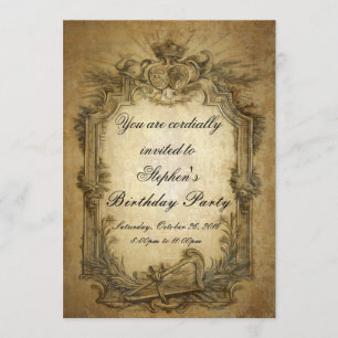 Baroque Vintage Invitation