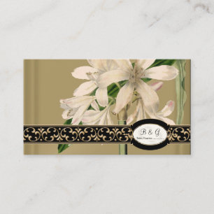 Baroque Vintage Lily Formal Wedding Table Seating Place Card