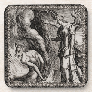 Baroque Vision of the Apocalypse - Satan Released Beverage Coaster