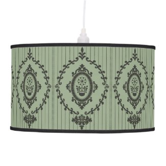 Baroque Wallpaper... Ceiling Lamp