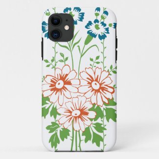 Baroque Wallpaper Flower bouquet... iPhone 11 Case