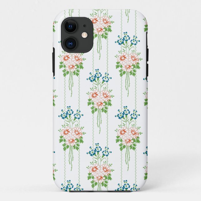 Baroque Wallpaper Flower bouquet... Case-Mate iPhone Case (Back)