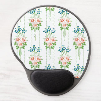 Baroque Wallpaper Flower bouquet Gel Mouse Pad