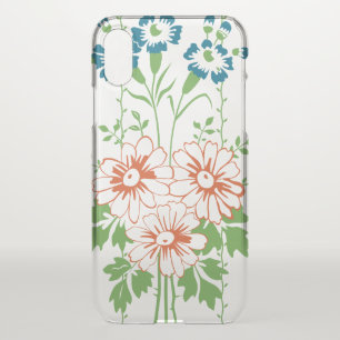 Baroque Wallpaper Flower bouquet... iPhone X Case