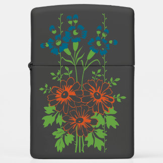 Baroque Wallpaper Flower bouquet... Zippo Lighter