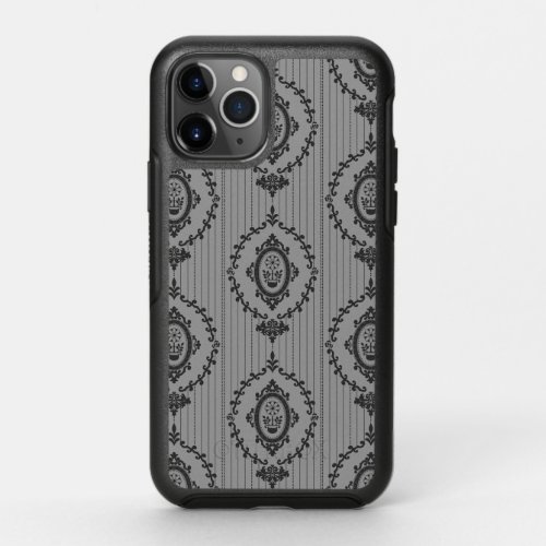 Baroque Wallpaper Grey OtterBox Symmetry iPhone 11 Pro Case