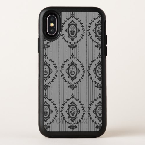 Baroque Wallpaper Grey OtterBox Symmetry iPhone XS Case
