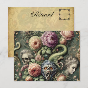 Baroquing Boundaries – Gothic Victorian Holiday Postcard