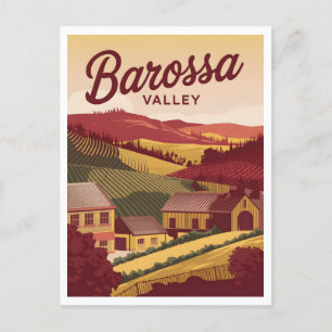 Barossa Valley Vintage Postcard