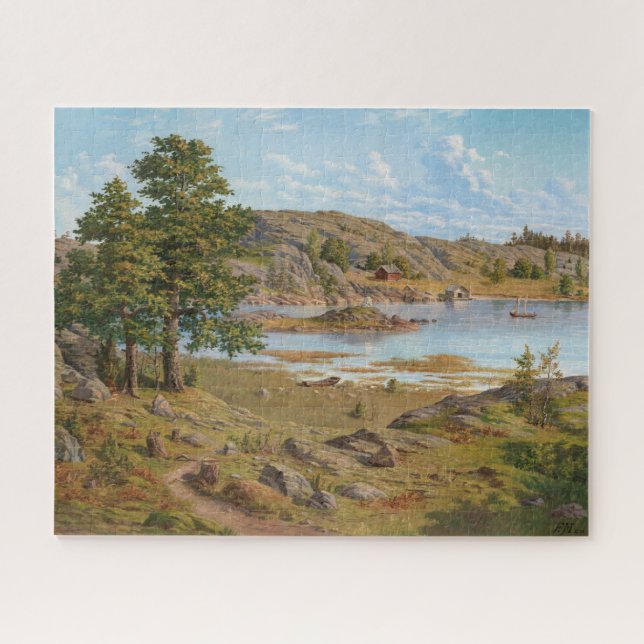 Barösund by Frans Maexmontan Jigsaw Puzzle (Horizontal)