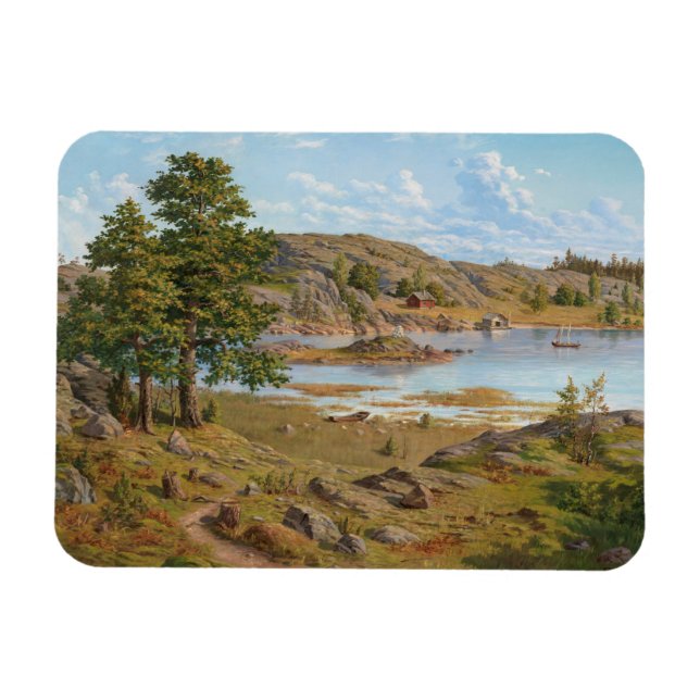Barösund by Frans Maexmontan Magnet (Horizontal)