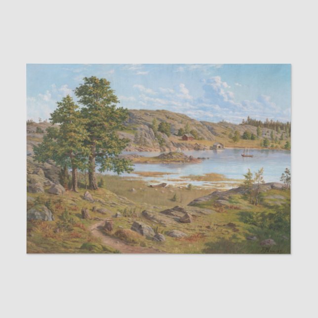 Barösund by Frans Maexmontan Tissue Paper (Front)