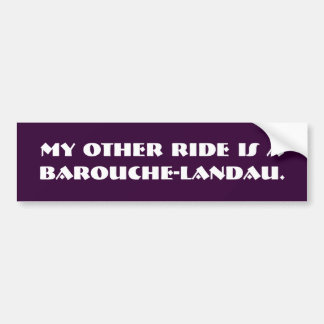 Barouche sticker