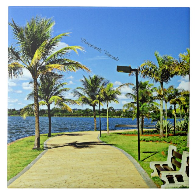 Barquisimeto, Venezuela scenic photograph Ceramic Tile (Front)