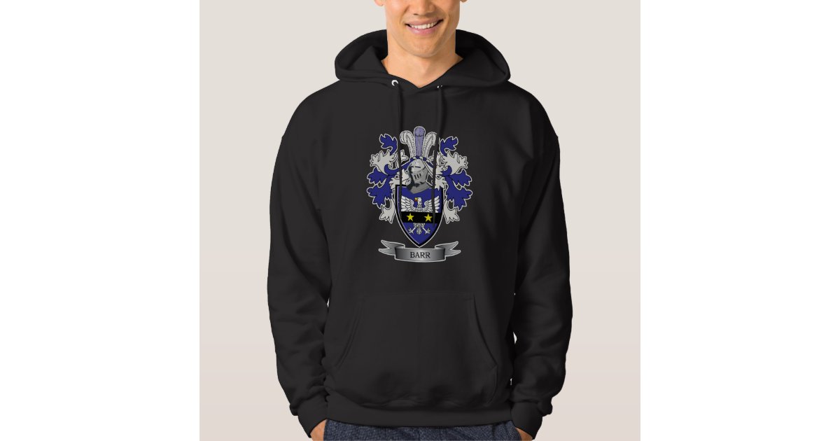 Barr Family Crest Coat of Arms Hoodie Zazzle