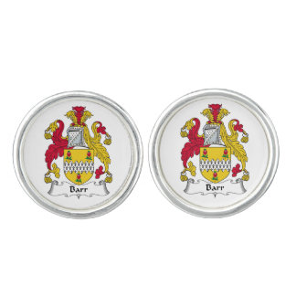 Barr Family Crest Cufflinks