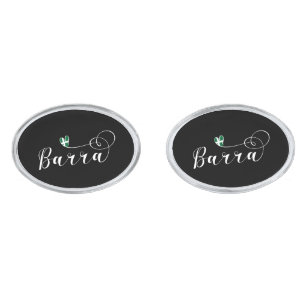 Barra Heart Flag, Barraigh, Outer Hebrides Cufflinks