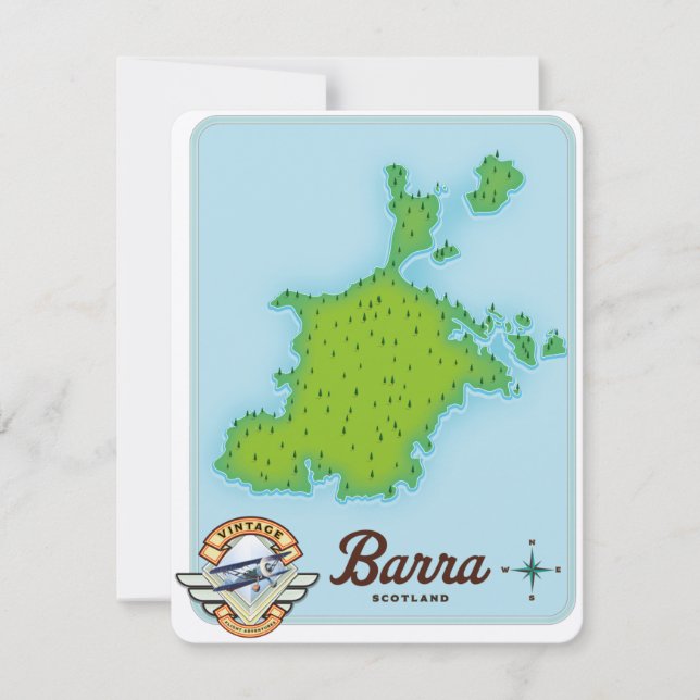Barra scotland map (Front)