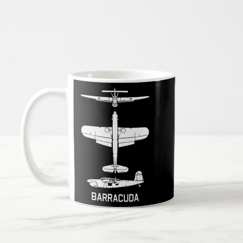 Barracuda British Ww2 Torpedo Dive Bomber Plane Si Coffee Mug
