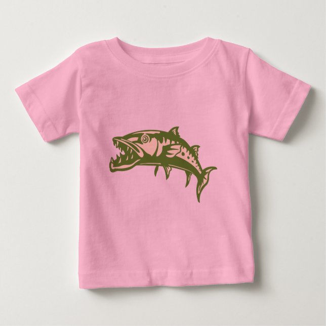 Barracuda Fish #4 Baby T-Shirt (Front)